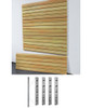 StoreWall StoreWALL 4′ Heavy Duty Slatwall 4pcs Installstrips