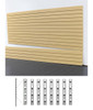 StoreWall StoreWALL 8′ Standard Duty 12″ Slatwall 4 pcs Installstrips