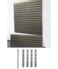 StoreWall StoreWALL 4′ Standard Duty 12″ Slatwall 4 pcs Installstrips