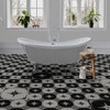 Perfection Floor Tile - Astral Gray Black or 6 Tiles / Case or 16.62 SQFT/ Case