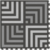 Perfection Floor Tile - Deco Bold or 6 Tiles / Case or 16.62 SQFT/ Case