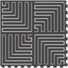 Perfection Floor Tile - Deco Zag or 6 Tiles / Case or 16.62 SQFT/ Case