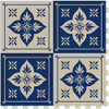 Perfection Floor Tile - Blue Lotus or 6 Tiles / Case or 16.62 SQFT / Case