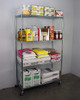 18″ x 48″ x 72″ 4-Tier Wire Shelving