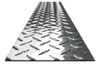 Diamond Plate Wall Base (Heights:  2", 4", 4-3/4", 6", 8") Straight or Cove 
