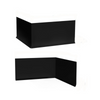 Black Anodized Aluminum Inside Outside Corners