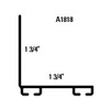 Garage Door Aluminum Bottom Seal Retainer L Shaped