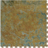 Perfection Floor Tile Natural Stone Flexible Interlocking Tile, Imperial Gold