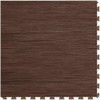 Perfection Floor Tile Wood Grain Walnut.  Flexible Interlocking Tiles.