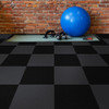 Perfection Floor Tile HomeStyle Slate flexible interlocking tiles.  Gym Flooring.