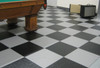 Perfection Floor Tile HomeStyle Slate flexible interlocking tiles. Game Room Flooring.
