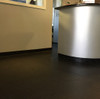 Flexi-Tile Coin by Perfection Floor  Black in an office 