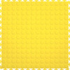  Perfection Floor Tile Coin - Yellow | 8 Tiles/ Case | 23.2 SQFT/Case 