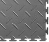  Perfection Floor Tile Diamond - Dark Grey | 8 Tiles/ Case | 23.2 SQFT/ Case 