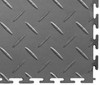 Perfection Floor Tile Diamond Plate Pattern, Flexible Interlocking Tiles