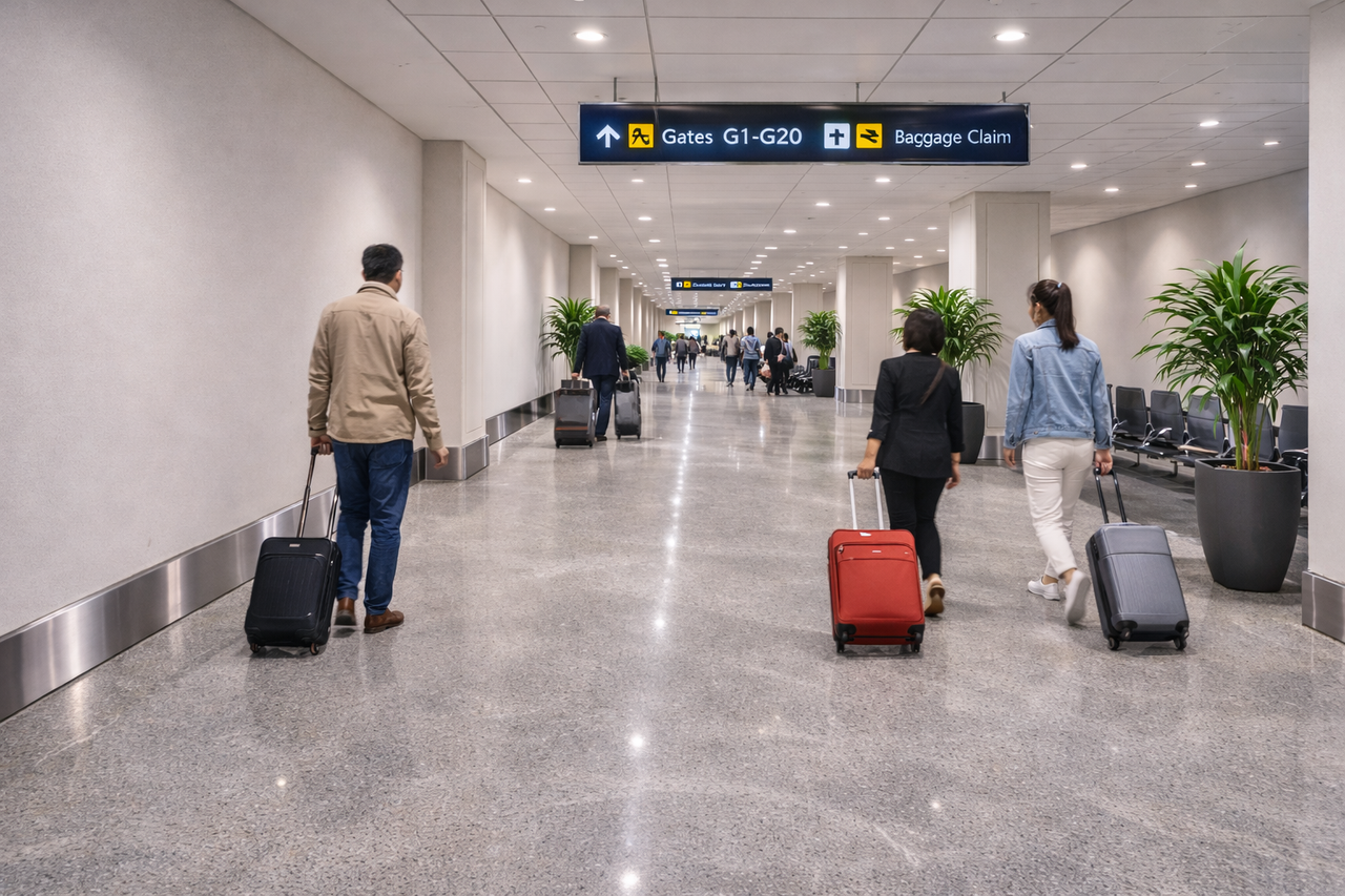  Stainless Steel base molding airport