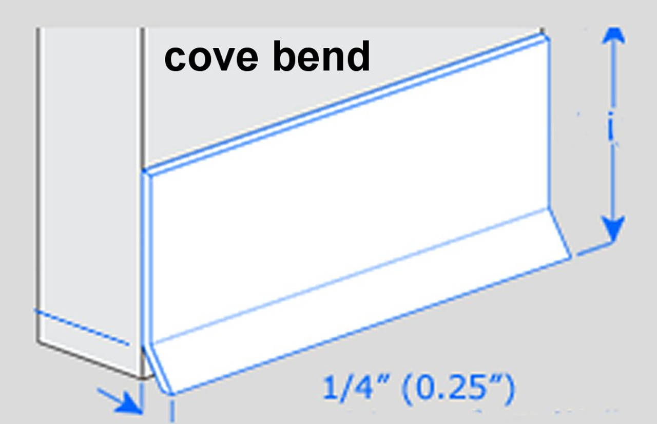 Metal Wall Base Cove Bend Kick