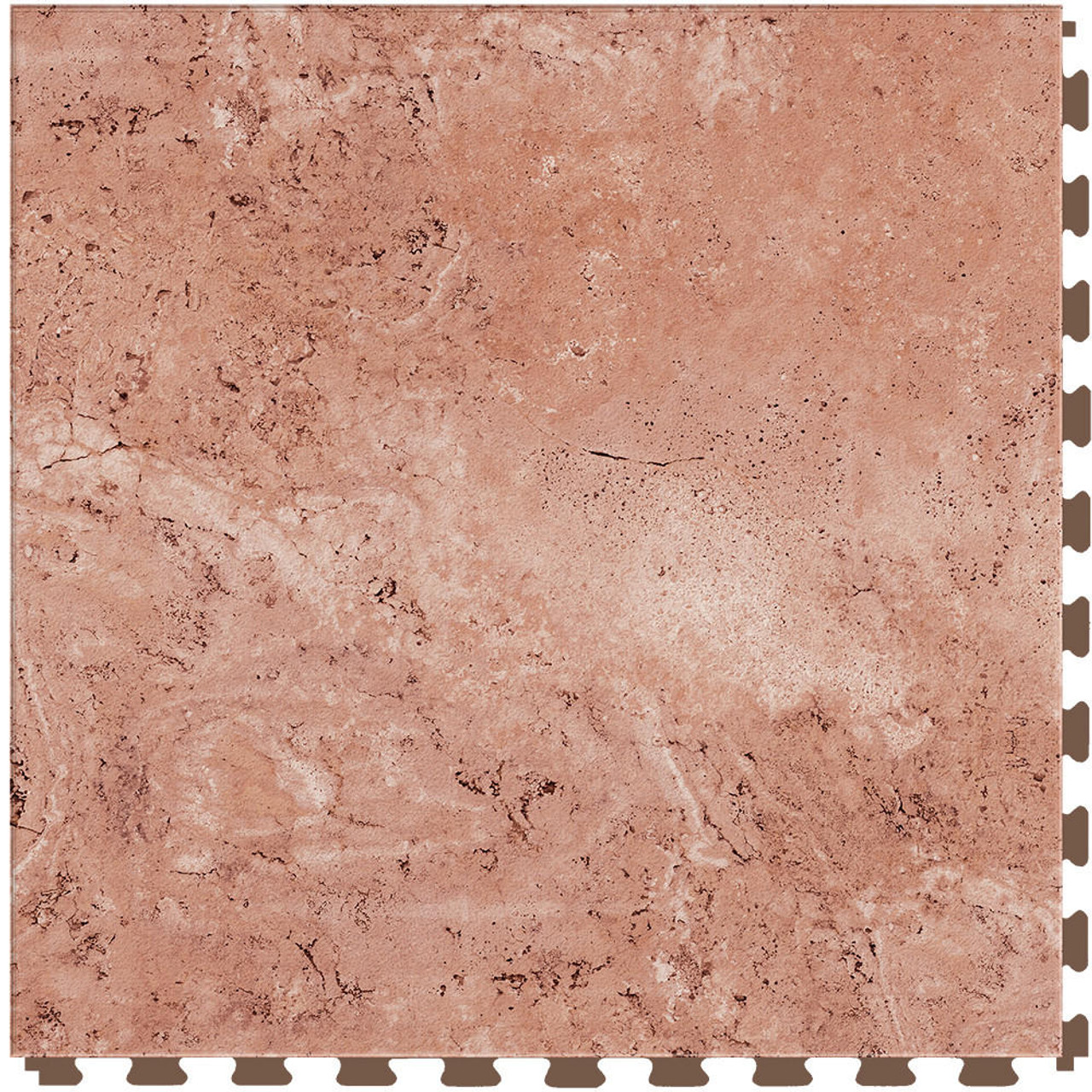  Perfection Floor Tile  Natural Stone - Rose Travertine | 6 Tiles/ Case | 16.62 SQFT/ Case 
