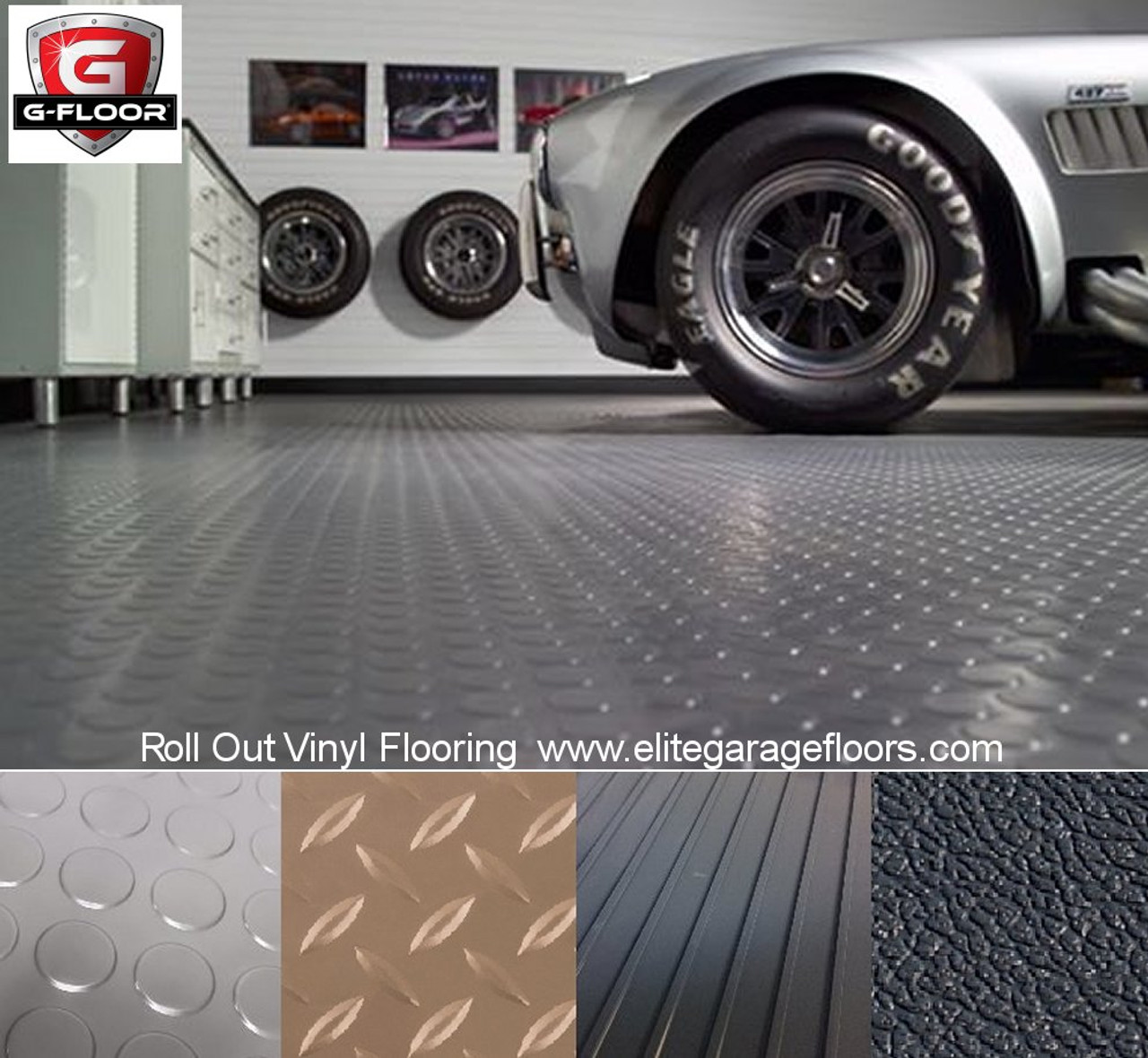 G Floor Vinyl Roll Out Flooring comes in many pattern and color options.
