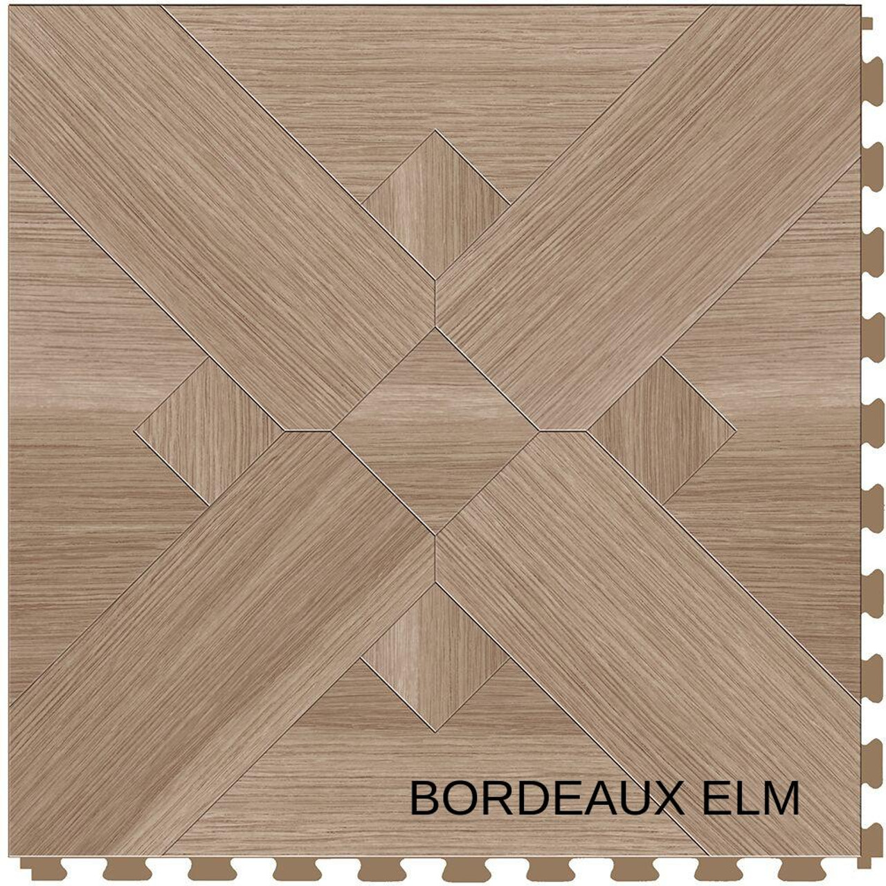 Perfection Floor Tile  Perfection Floor Tile Wood Grains - Bordeaux Collection (5 color options) | 6 Tiles/ Case | 16.62 SQFT/ Case 
