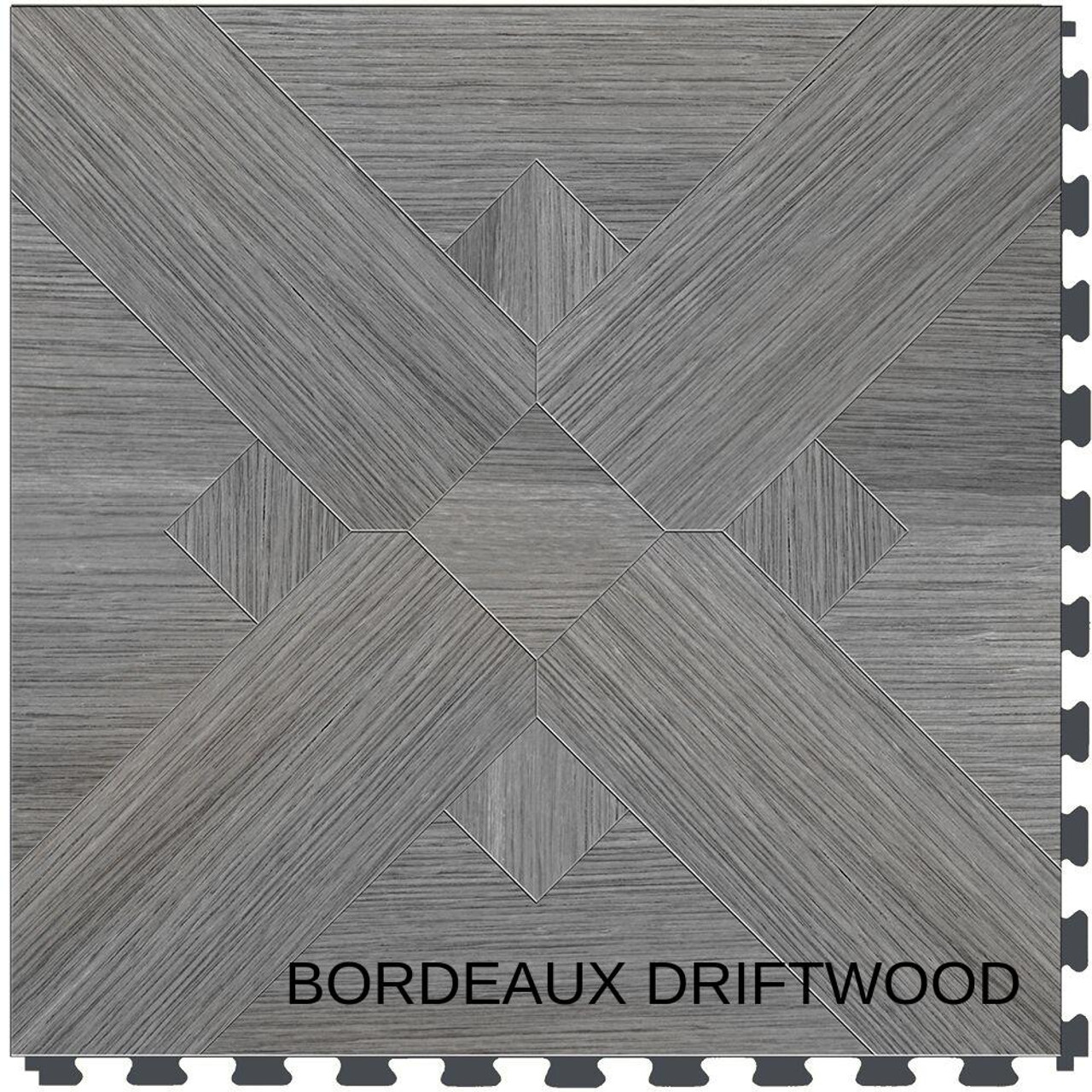 Perfection Floor Tile  Perfection Floor Tile Wood Grains - Bordeaux Collection (5 color options) | 6 Tiles/ Case | 16.62 SQFT/ Case 