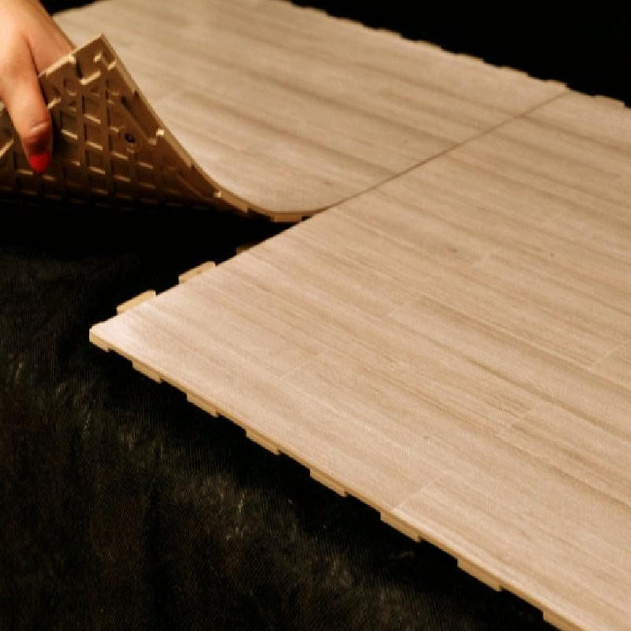  Perfection Floor Tile Wood Grains - Mystic Plank (6 Color Options) | 6 Tiles/ Case | 16.62 SQFT/ Case 