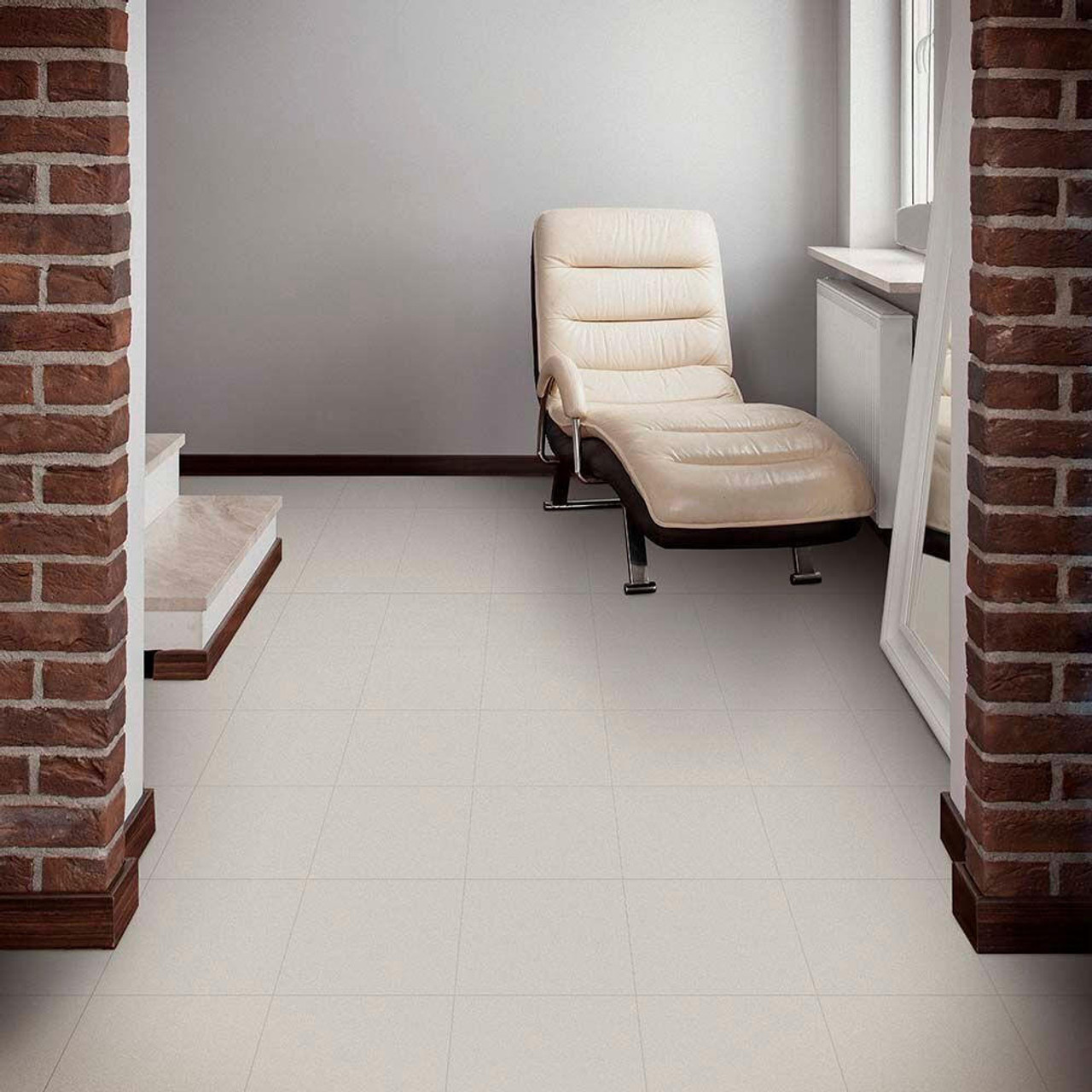  Perfection Floor Tile Leather Look - Rawhide | 6 Tiles/ Case | 16.62 SQFT/ Case 