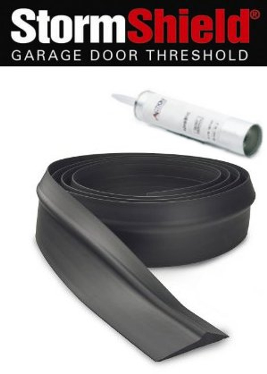 Storm Shield Slim-Line 45 Degree Brush Seal Kit - 8' x 10' Door | Elite Garage Floors