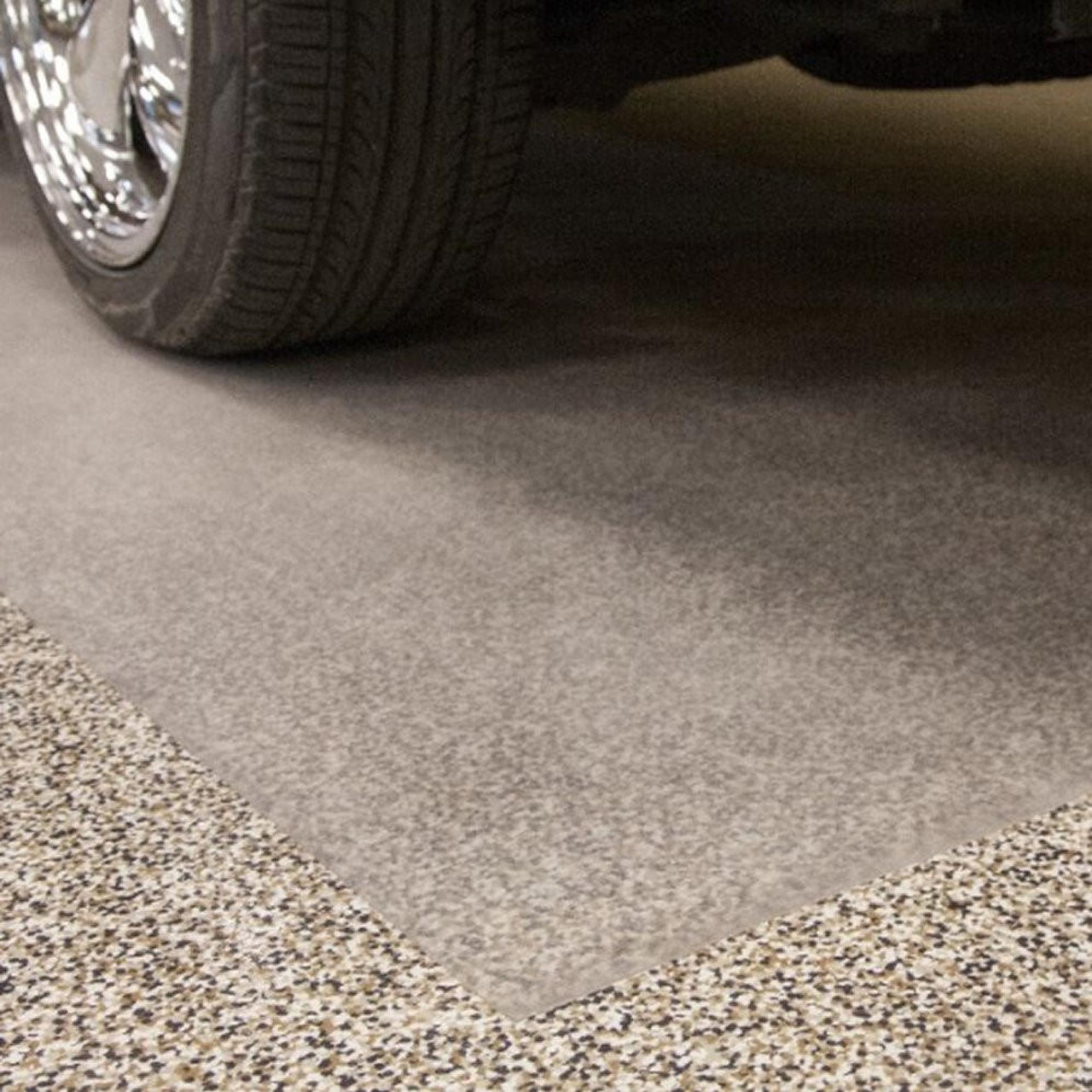 G-Floor 10' x 24' Diamond Tread Vinyl Garage Flooring Cover - Slate Grey 