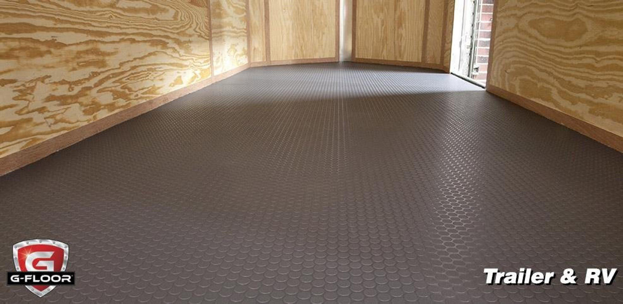 G Floor Trailer Flooring Small Coin 60 MIL Stock Sizes Plain Back