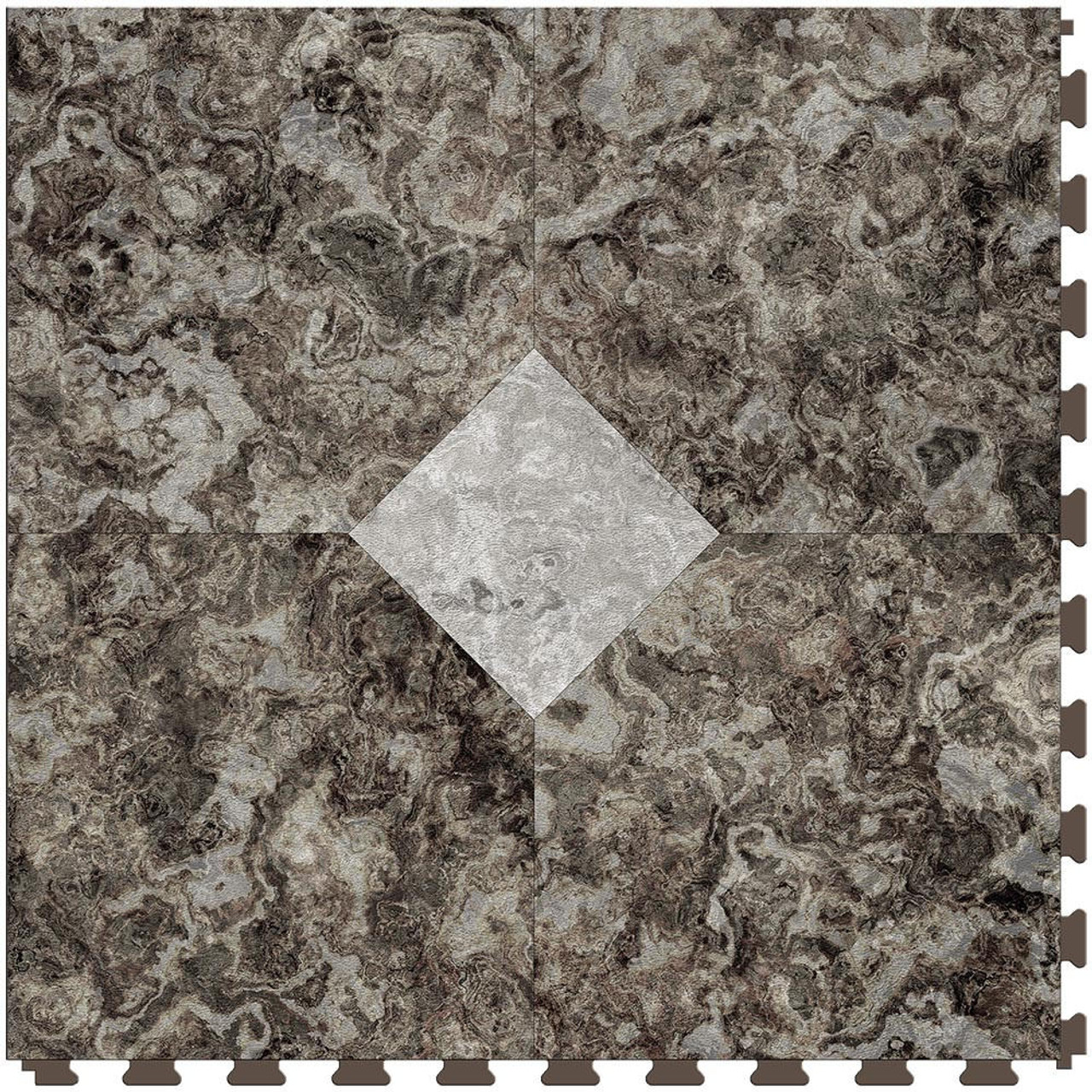 Perfection Floor Tile Natural Stone - Breccia Collection or 6 Tiles/ Case or 16.62 SQFT/ Case
