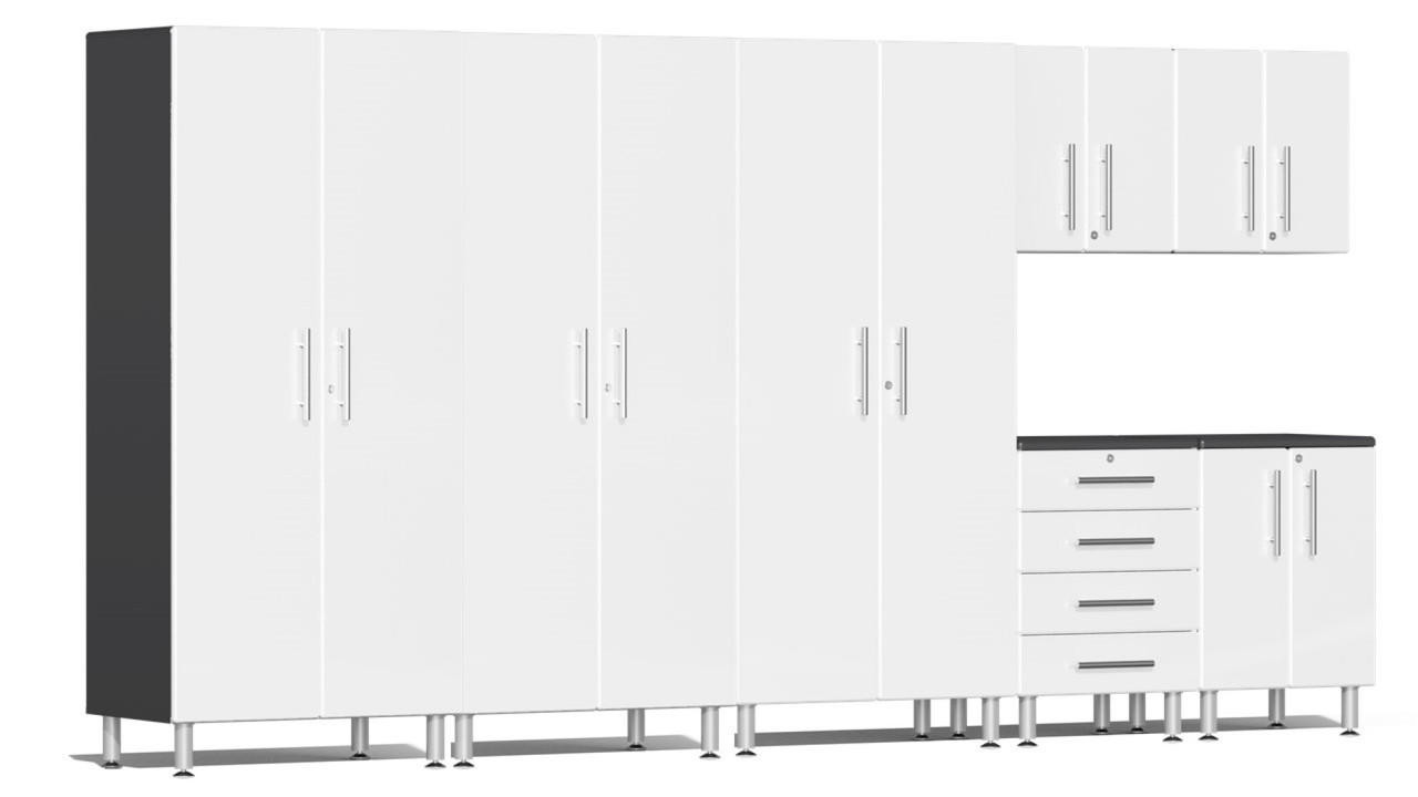 UltiMate Ulti-MATE Garage 2.0 Series 7-Piece Kit 3 Tall 2 Door Cabinets