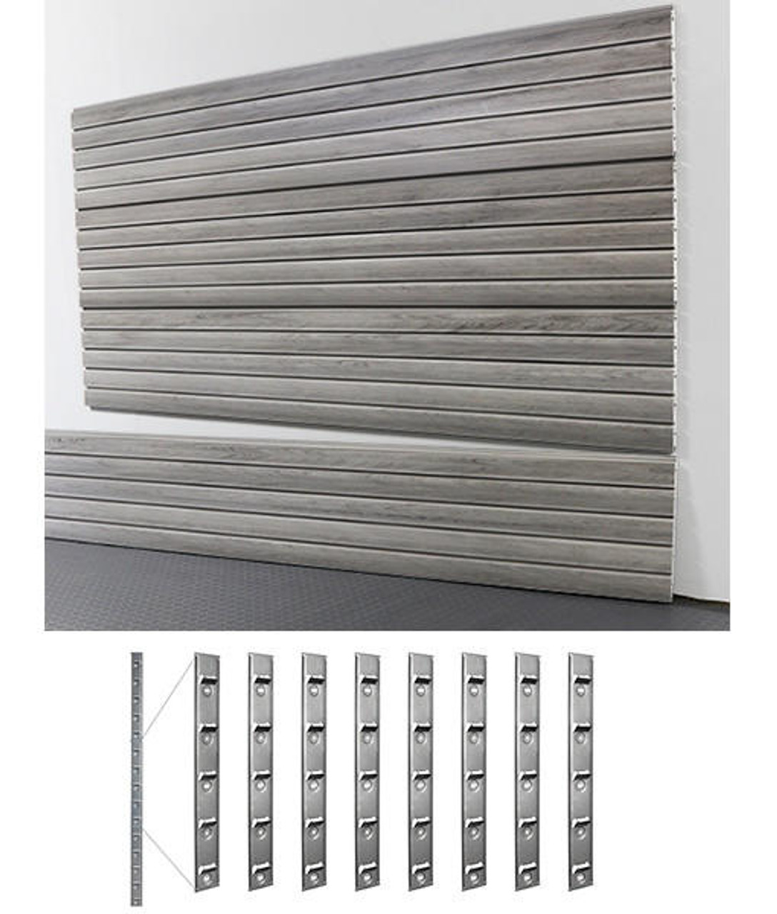 StoreWall StoreWALL 8′ Heavy Duty Slatwall 4pcs Installstrips