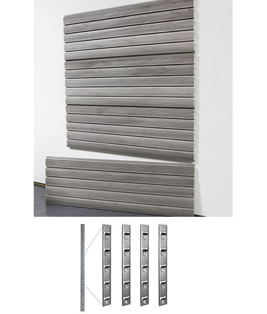 StoreWall StoreWALL 4′ Heavy Duty Slatwall 4pcs Installstrips