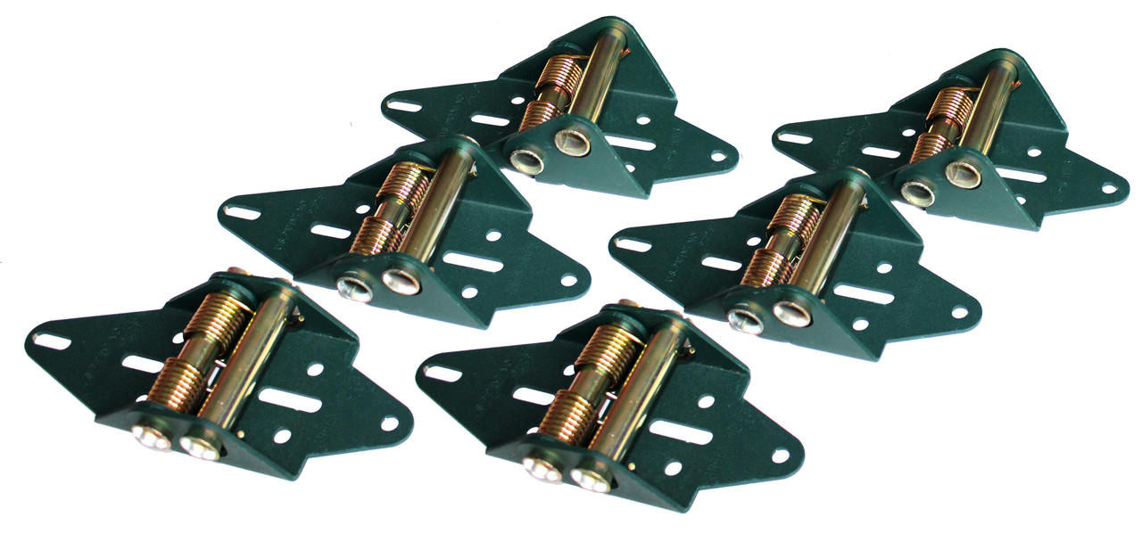 Green Hinge System 4 Panel Commercial Door 6 Hinges