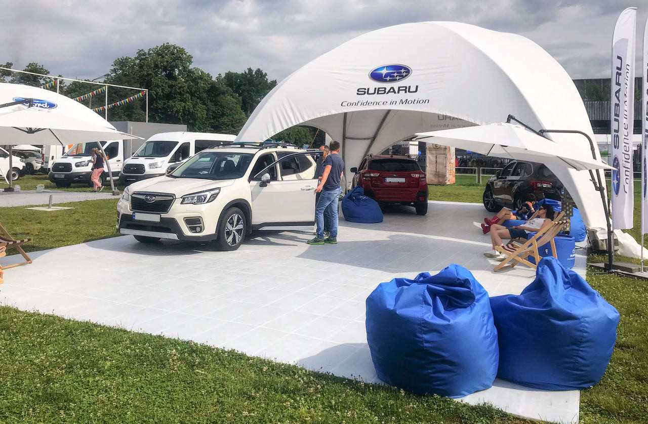 Race Deck Garage Floors Fast Deck 2.0 Portable Floor Tiles 12 x 24 Gray or Natural
