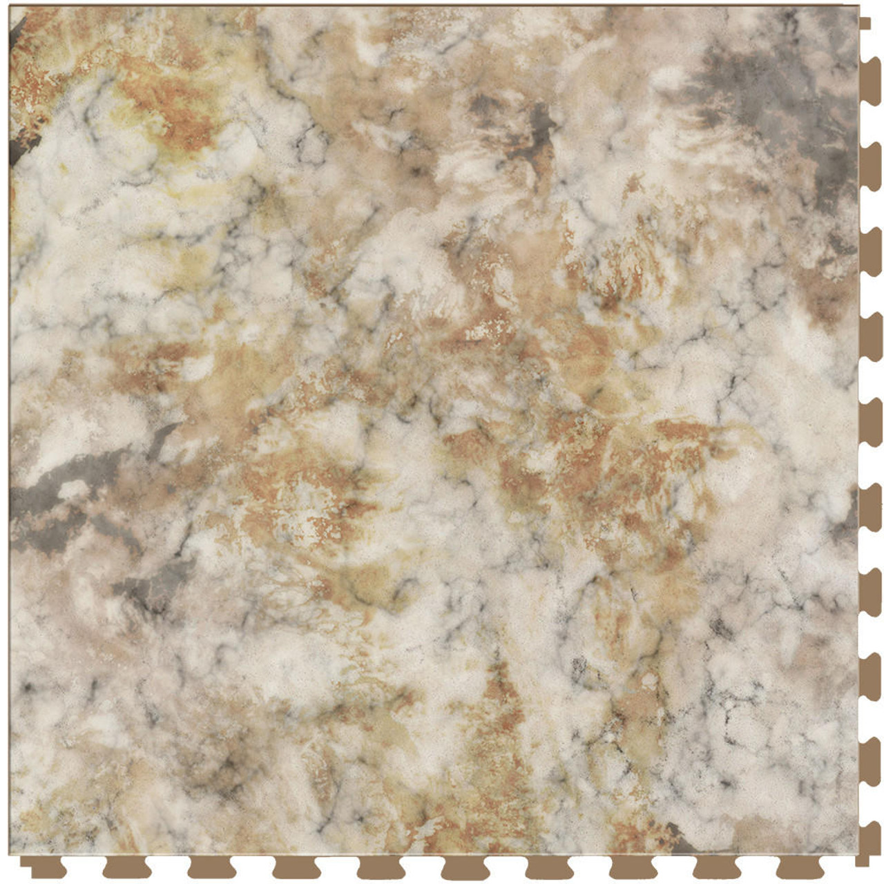 Perfection Floor Tile Natural Stone - Persian Marble or 6 Tiles/ Case or 16.62 SQFT/ Case