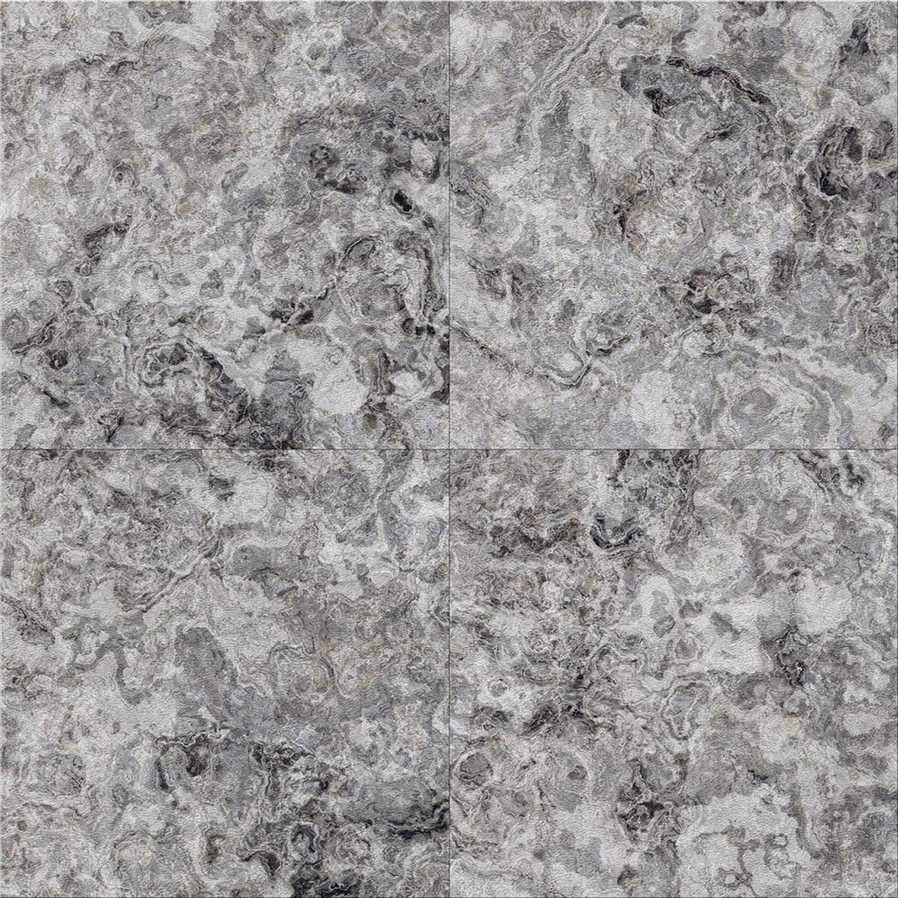 Perfection Floor Tile Natural Stone - Breccia Argento or 6 Tiles/ Case or 16.62 SQFT/ Case