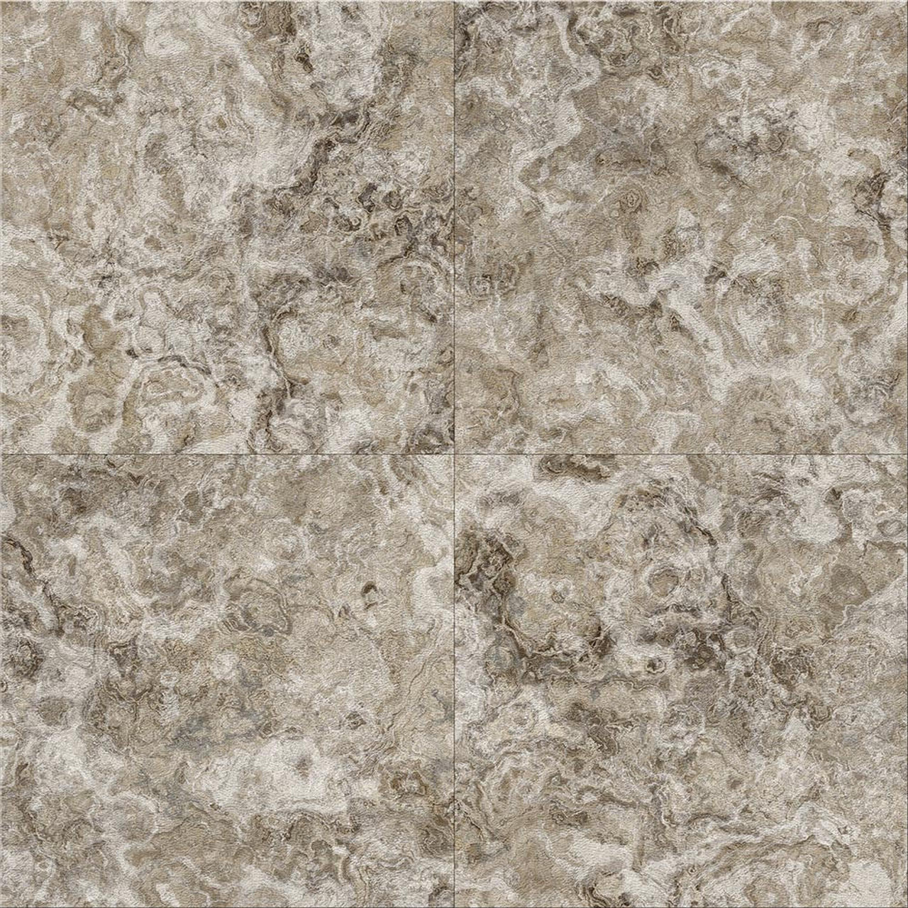 Perfection Floor Tile Natural Stone - Breccia Crema or 6 Tiles/ Case or 16.62 SQFT/ Case
