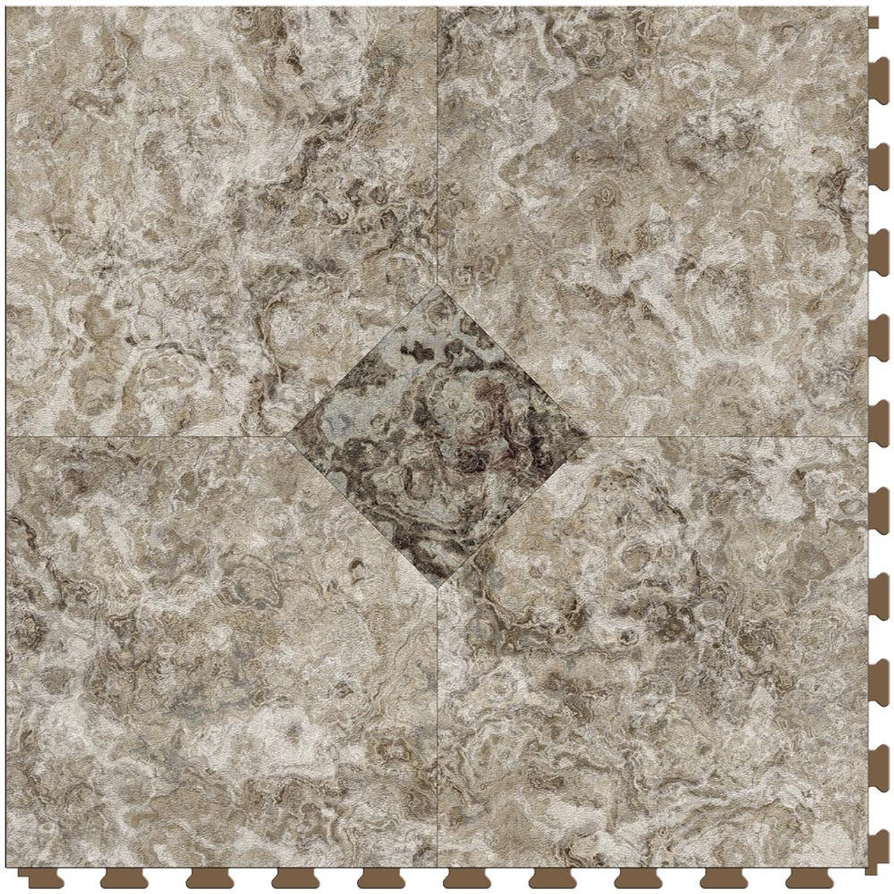 Perfection Floor Tile Natural Stone - Breccia Crema Primo or 6 Tiles/ Case or 16.62 SQFT/ Case