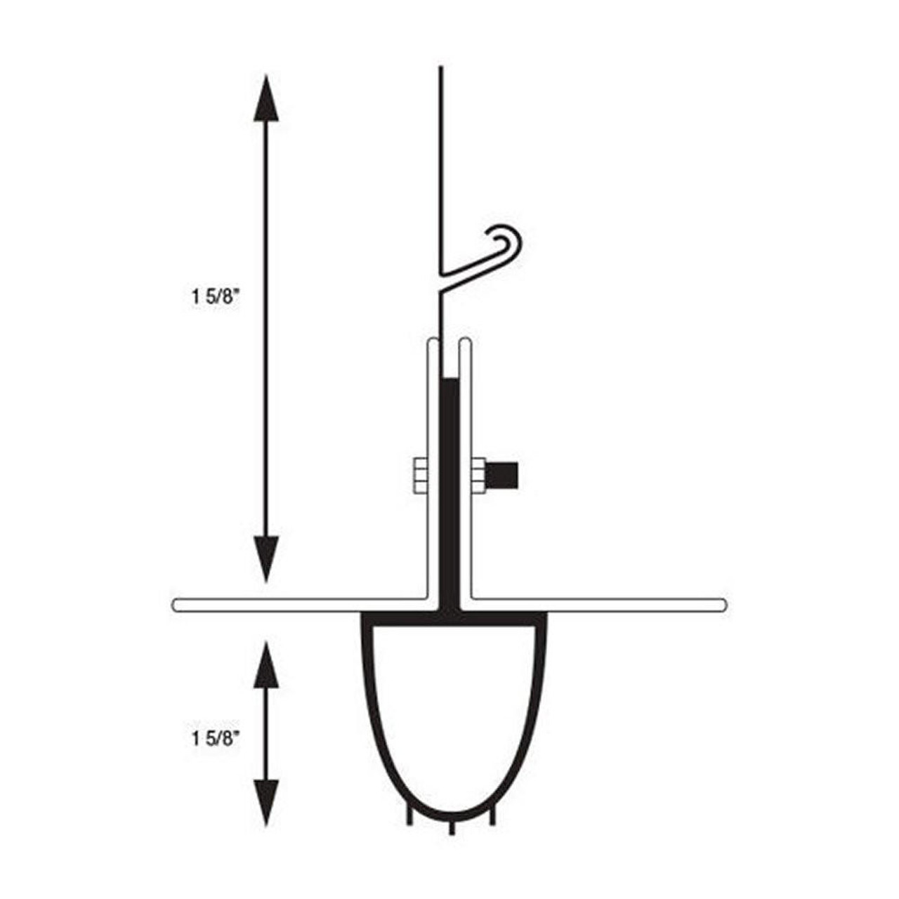 Storm Shield Rolling Steel Bottom Seals BY THE FOOT