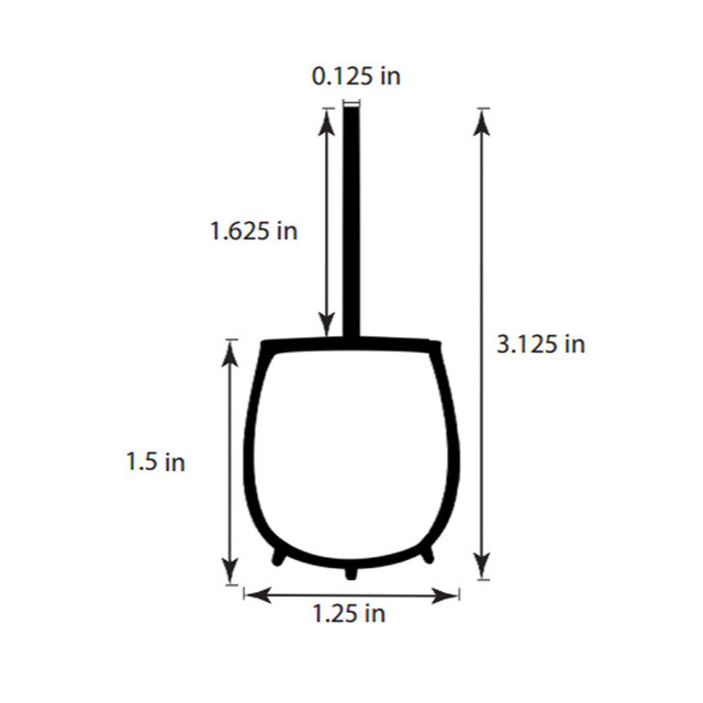 EPDM Rolling Steel Door Bottom Seals