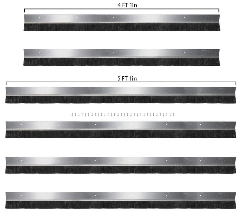 Garage Door Standard Brush Seal Kit Side and Top Seals