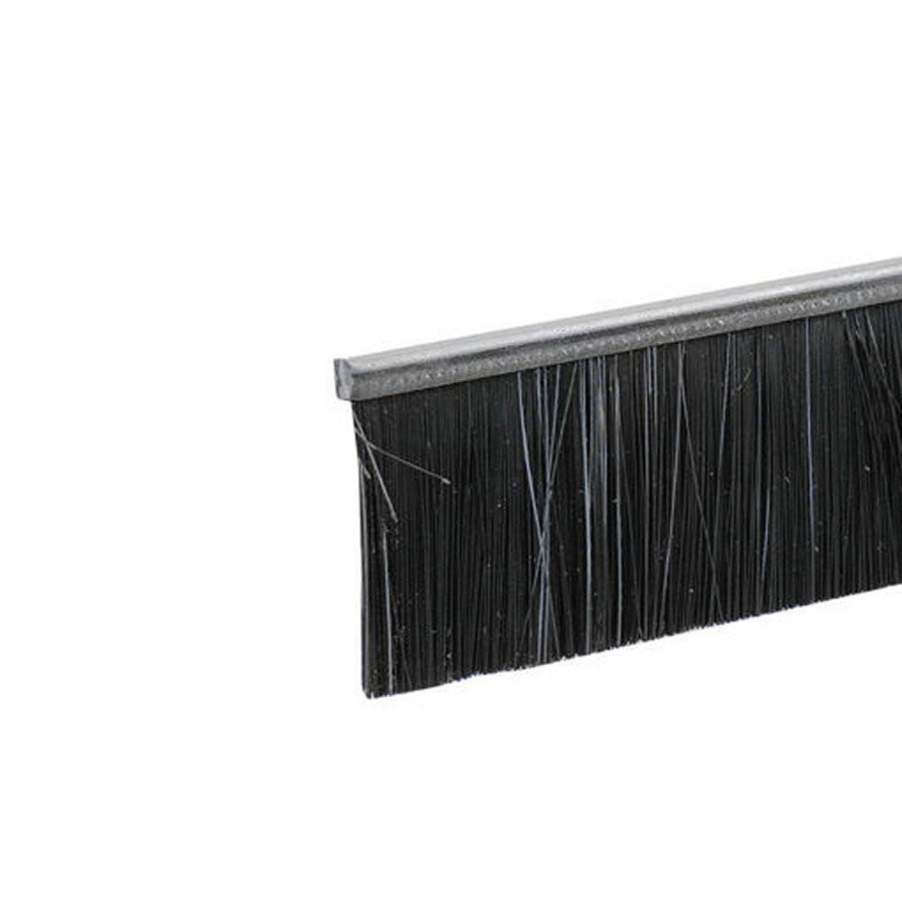 Slim Line Garage Door Brush Seals 1/2-2 inch Bristles - 4 ft Lengths