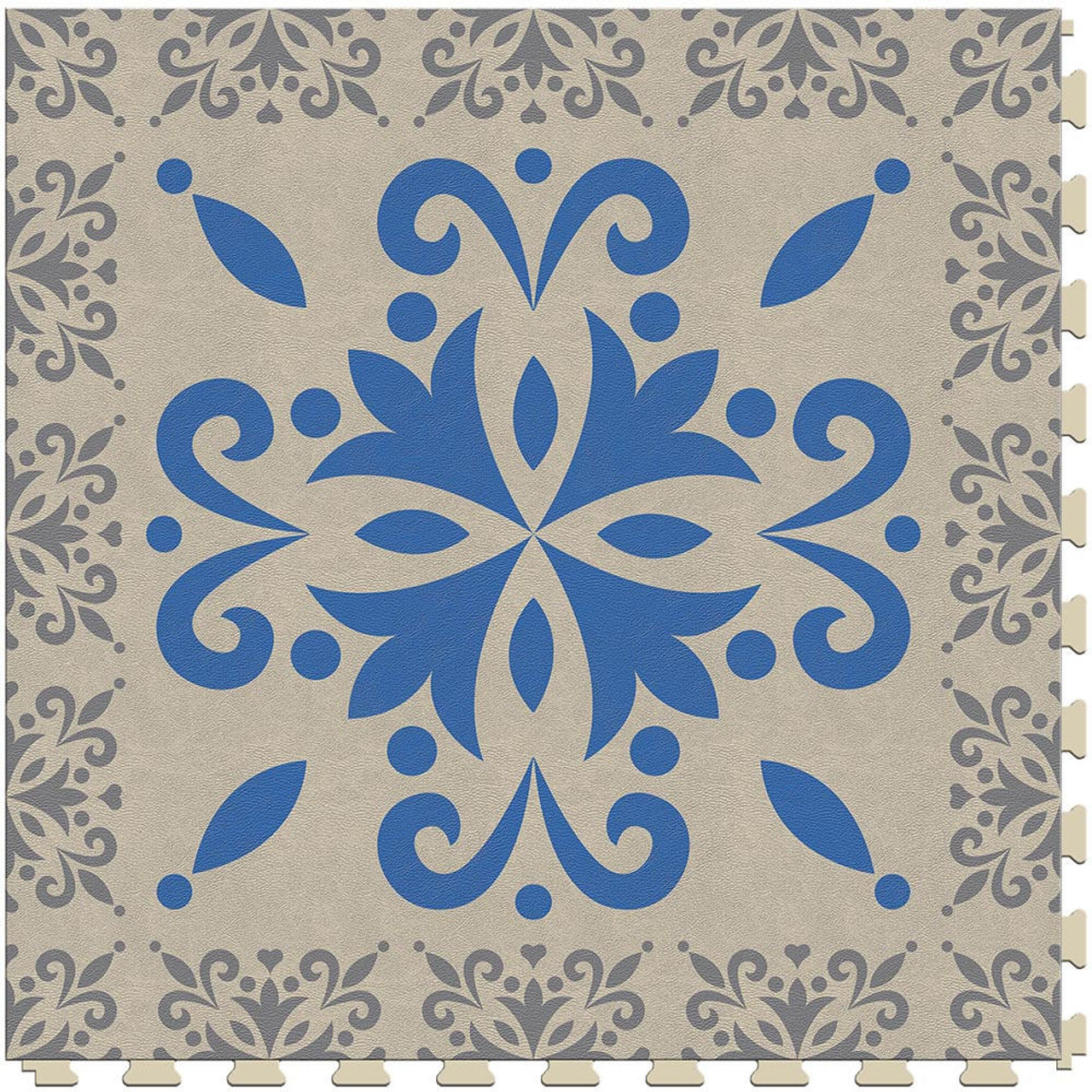 Perfection Floor Tile - Margo Collection or 6 Tiles / Case or 16.62 SQFT/ Case