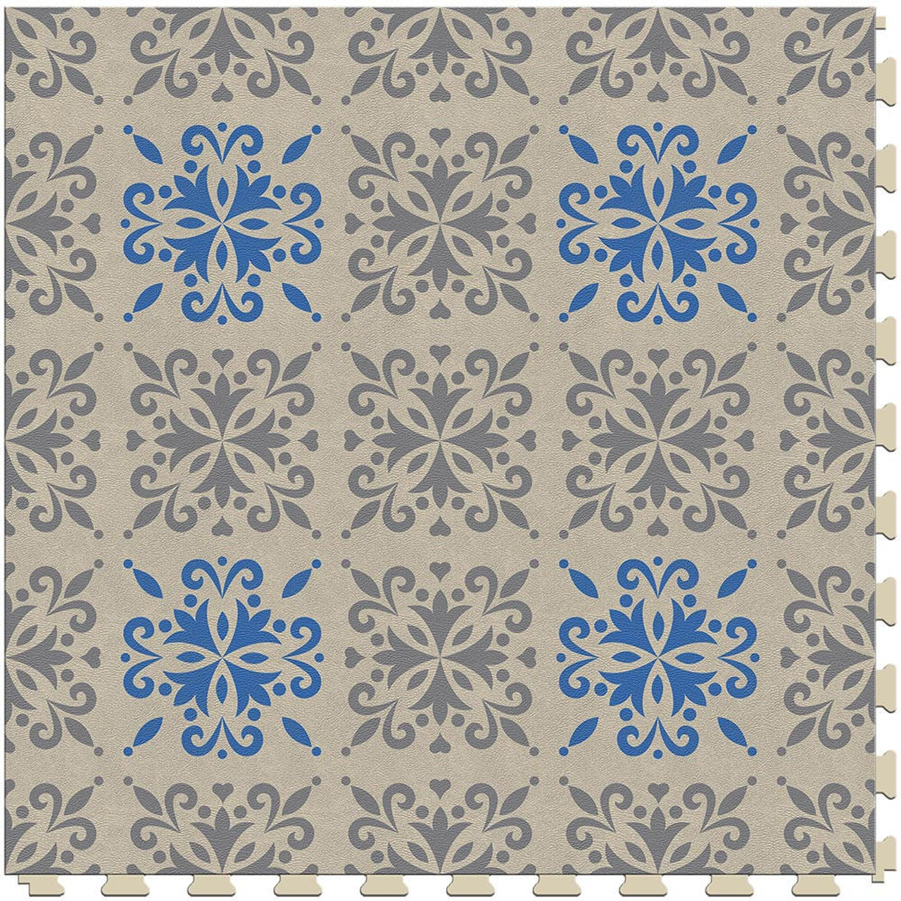 Perfection Floor Tile - Margo Collection or 6 Tiles / Case or 16.62 SQFT/ Case