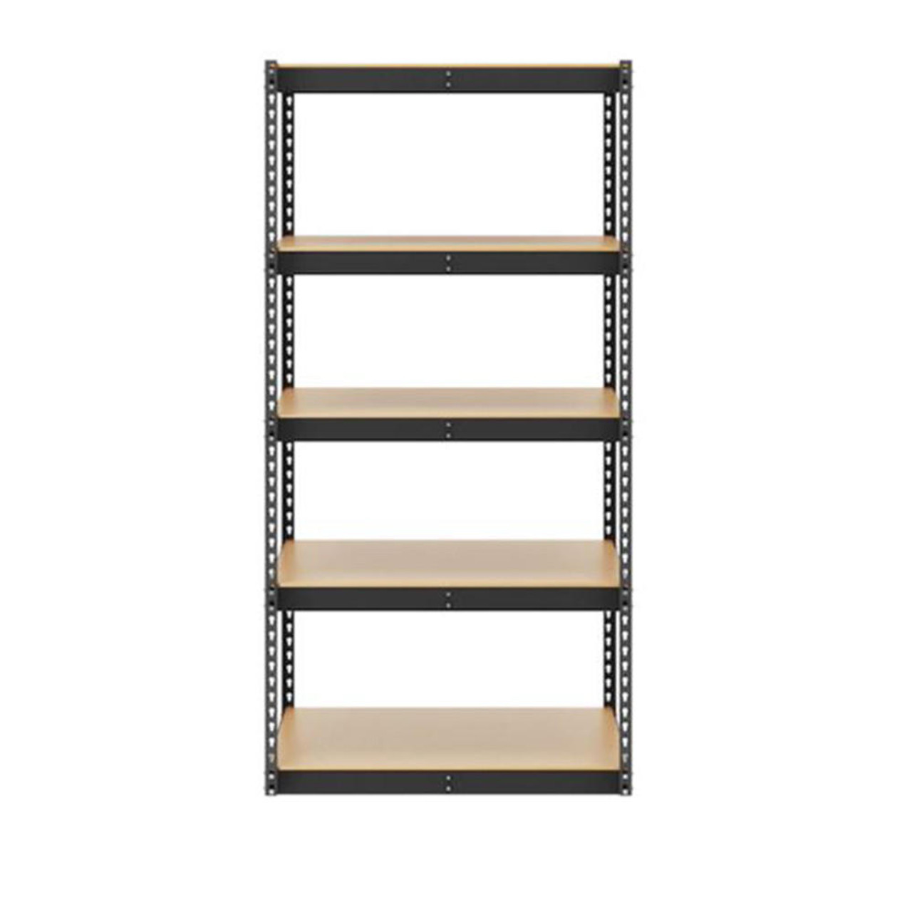 KING'S RACK Steel Heavy Duty 5-Tier Utility Shelving Unit (36-in W x 18-in  D x 72-in H), White in the Freestanding Shelving Units department at