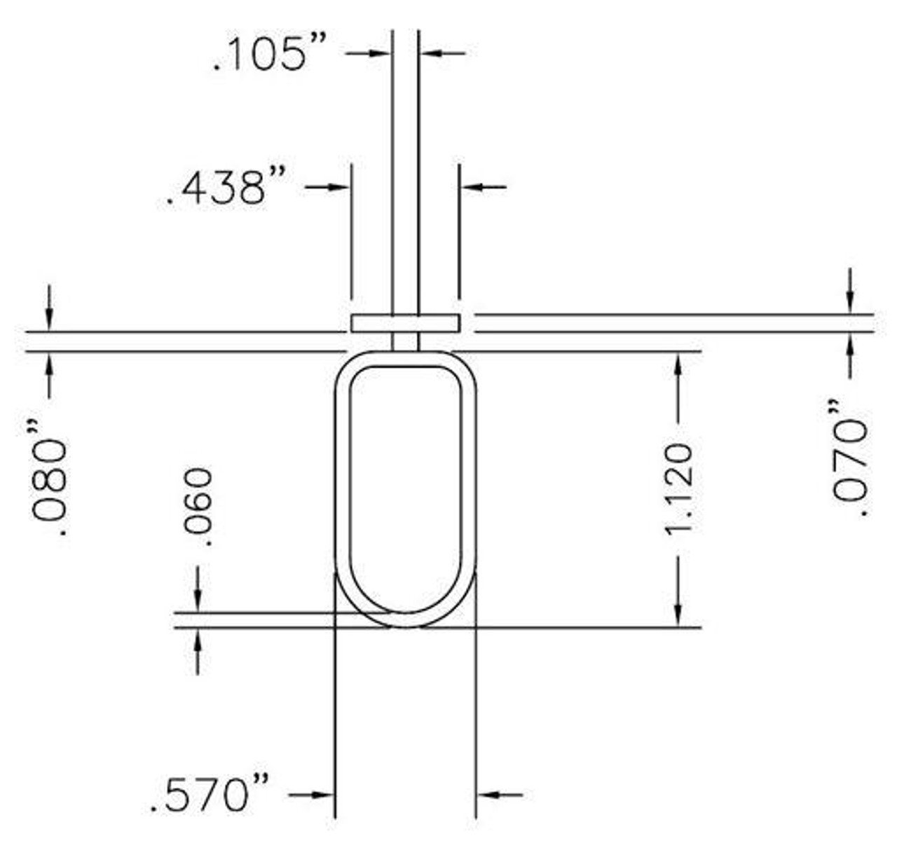 Storm Shield Trac-Rite Mini Warehouse 502290 Tube Astragal 100 Roll