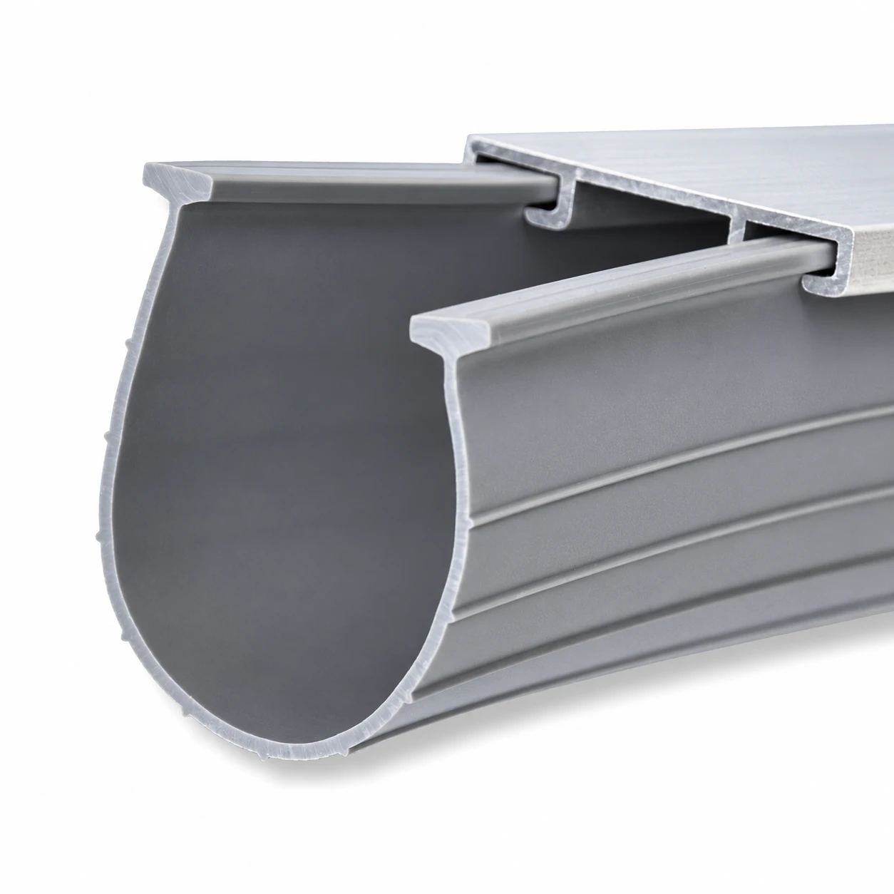 Storm Shield Vinyl Seal 1/4 T-End 4 BY THE FOOT Black or Grey
