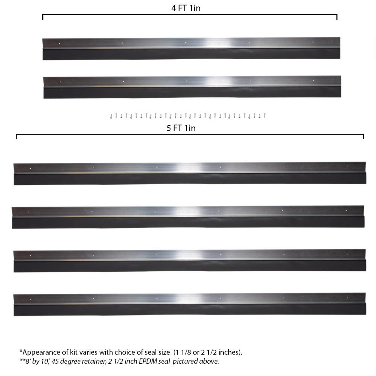 Storm Shield Standard 45° EPDM Rubber Seal Kit 